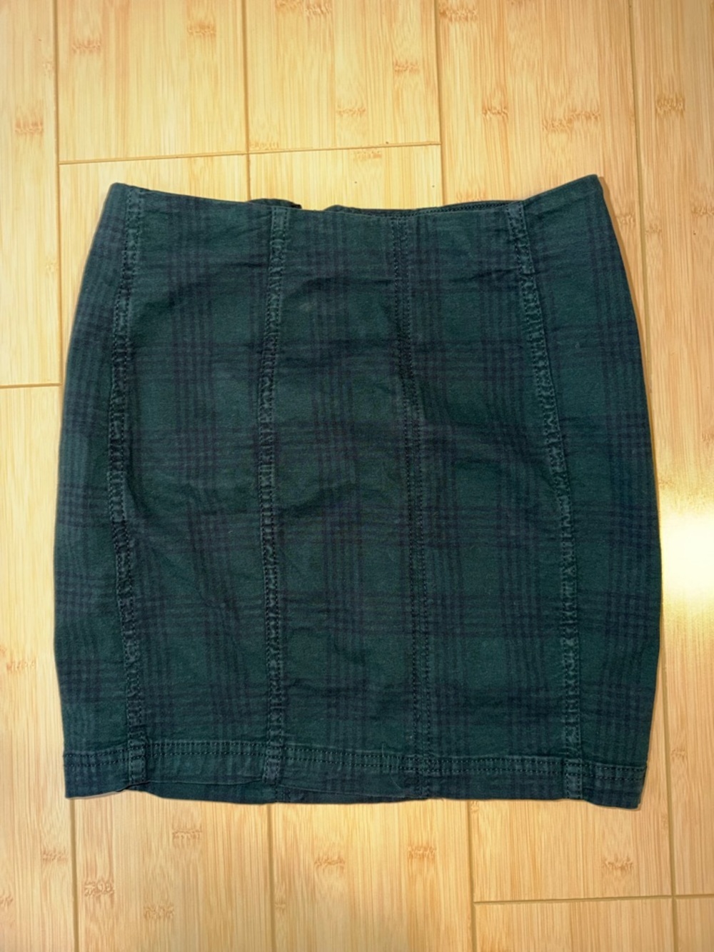 Free People Plaid Mini Skirt